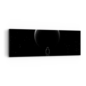 Lærredstryk - Billede på lærred - Ansigt til ansigt - 90x30 cm