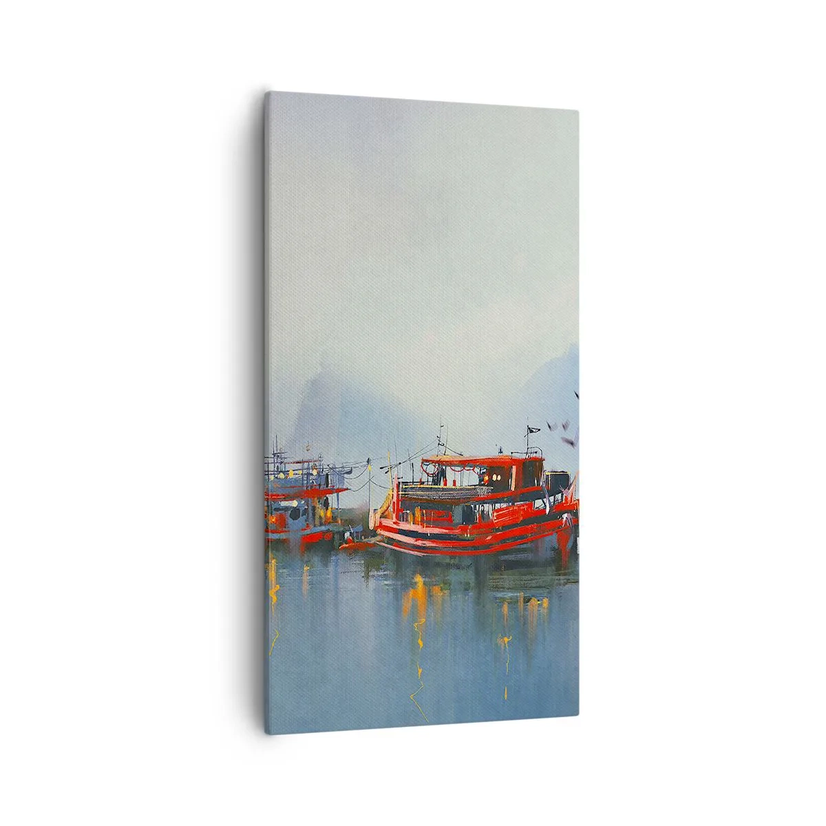 Lærredstryk - Billede på lærred - Ved verdens ende - 55x100 cm