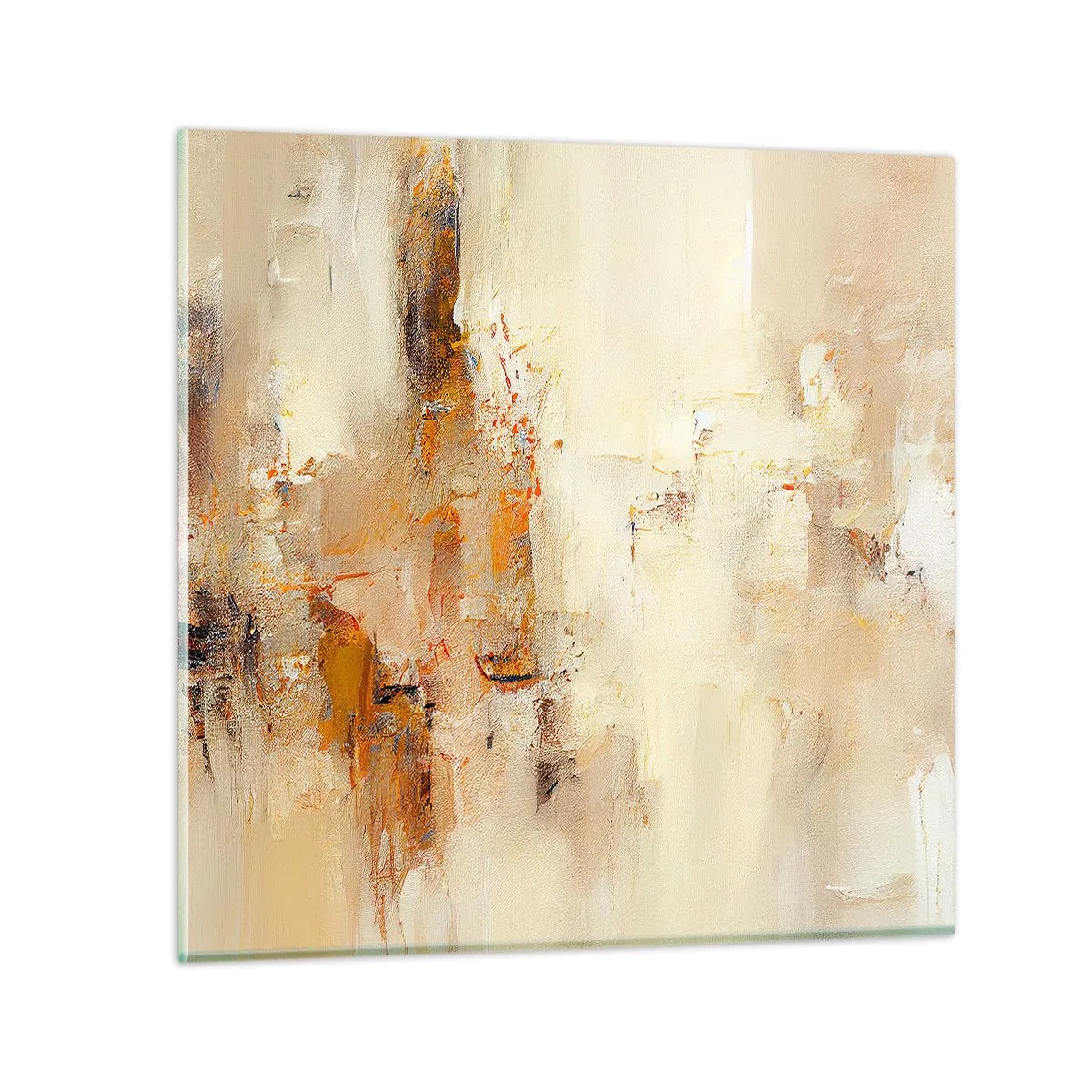 Billede på glas - Ravets sjæl - 70x70 cm