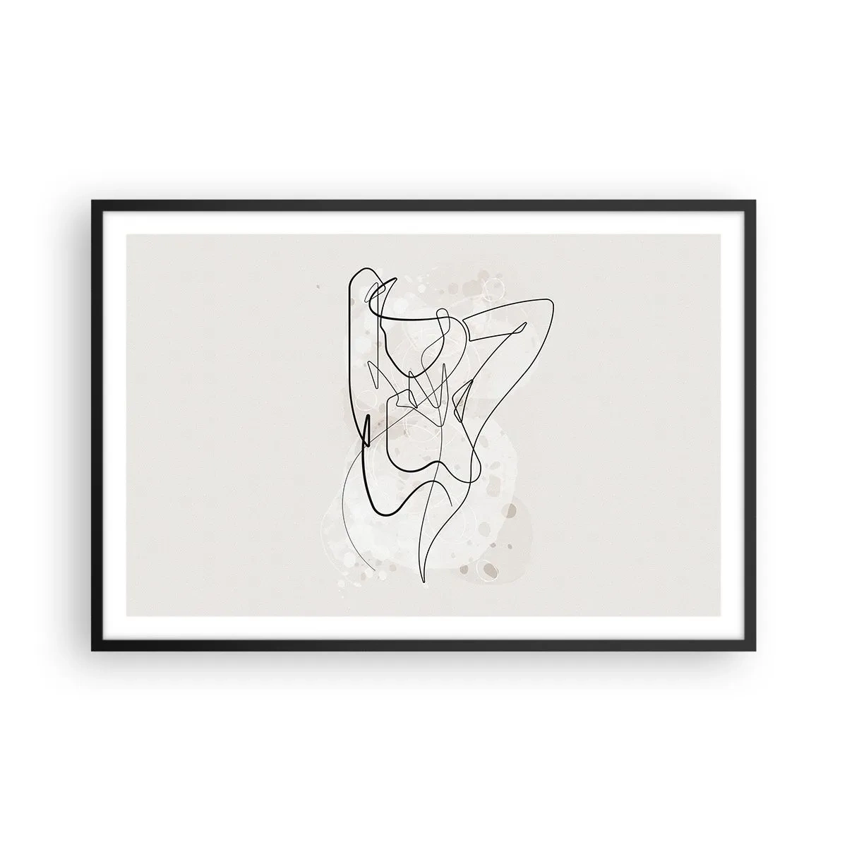 Plakat i sort ramme - Forførelsens kunst - 91x61 cm