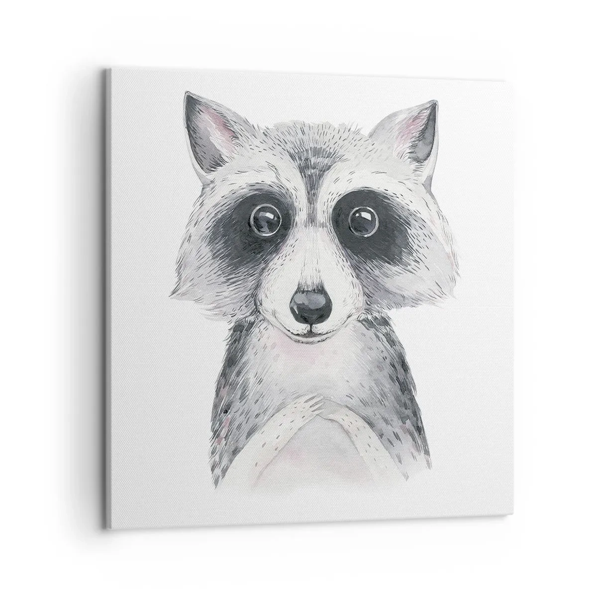 Lærredstryk - Billede på lærred - Et øjeblik til at trække på skuldrene - 50x50 cm