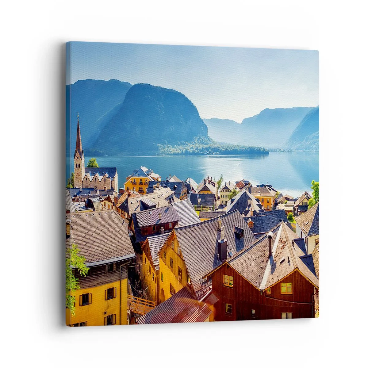 Lærredstryk - Billede på lærred - Det kunne ikke være mere malerisk - 40x40 cm