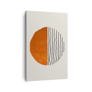 Lærredstryk - Billede på lærred - I en japansk atmosfære - 80x120 cm