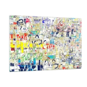 Billede på glas - Simpelthen en fryd for øjet - 120x80 cm