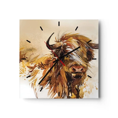 Vægur, Uret - Jægerens stolthed - 30x30 cm