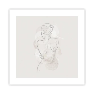 Plakat - Som et følsomt instrument - 40x40 cm