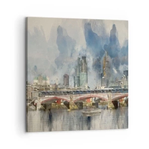 Lærredstryk - Billede på lærred - London i al sin pragt - 60x60 cm