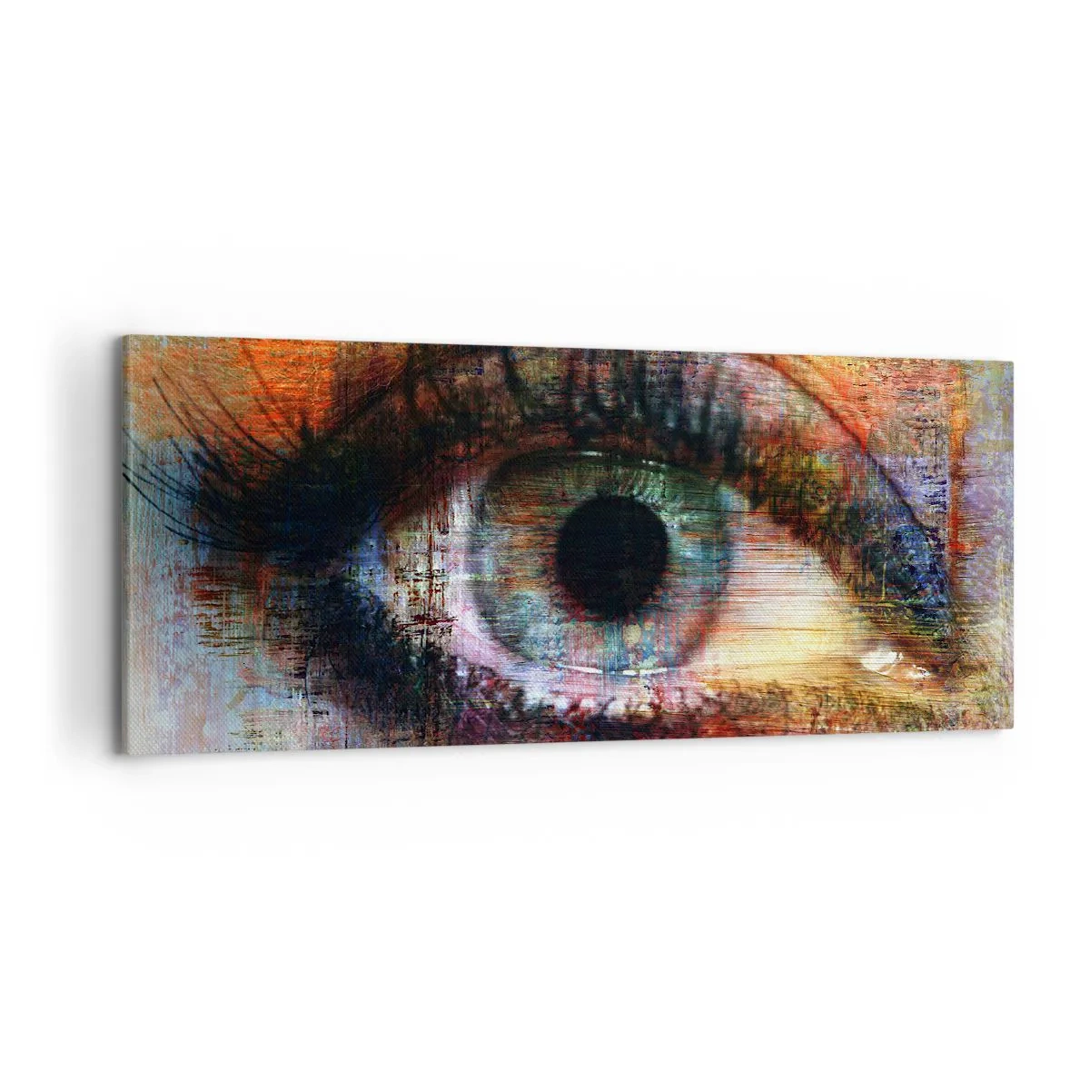 Lærredstryk - Billede på lærred - Du kan se ind i sjælen - 120x50 cm