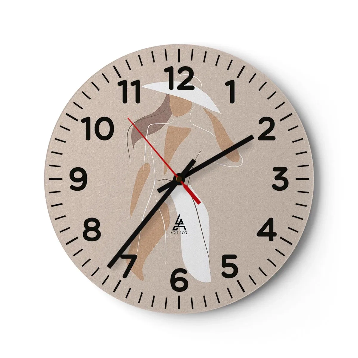 Vægur, Uret - Mode er sjovt - 30x30 cm