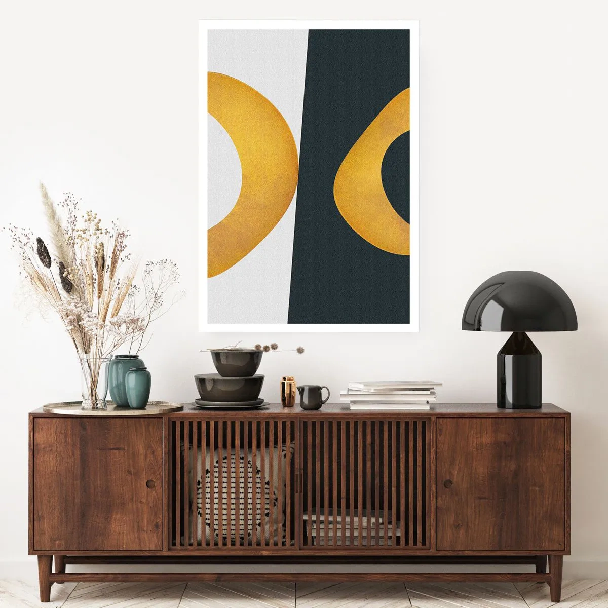 Plakat - Først: guld - 50x70 cm