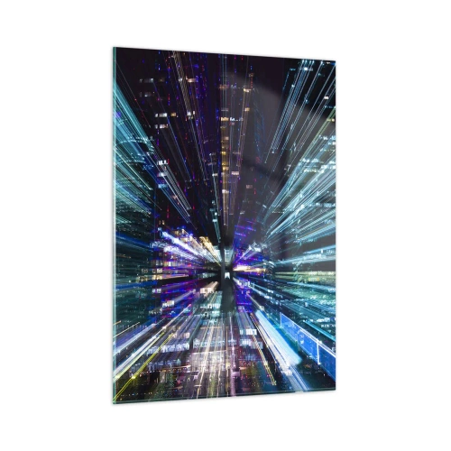 Billede på glas - Overgang til hyperrummet - 50x70 cm
