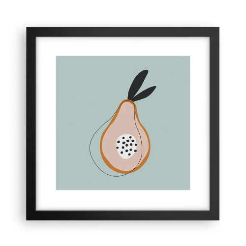 Plakat i sort ramme - Trænge ind i tingenes natur - 30x30 cm