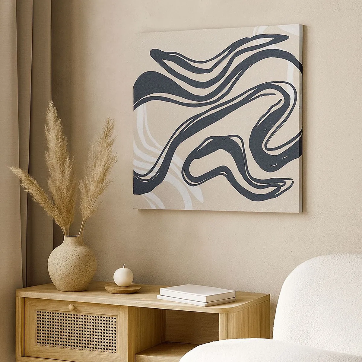 Lærredstryk - Billede på lærred - Multipliceret udtryk - 30x30 cm