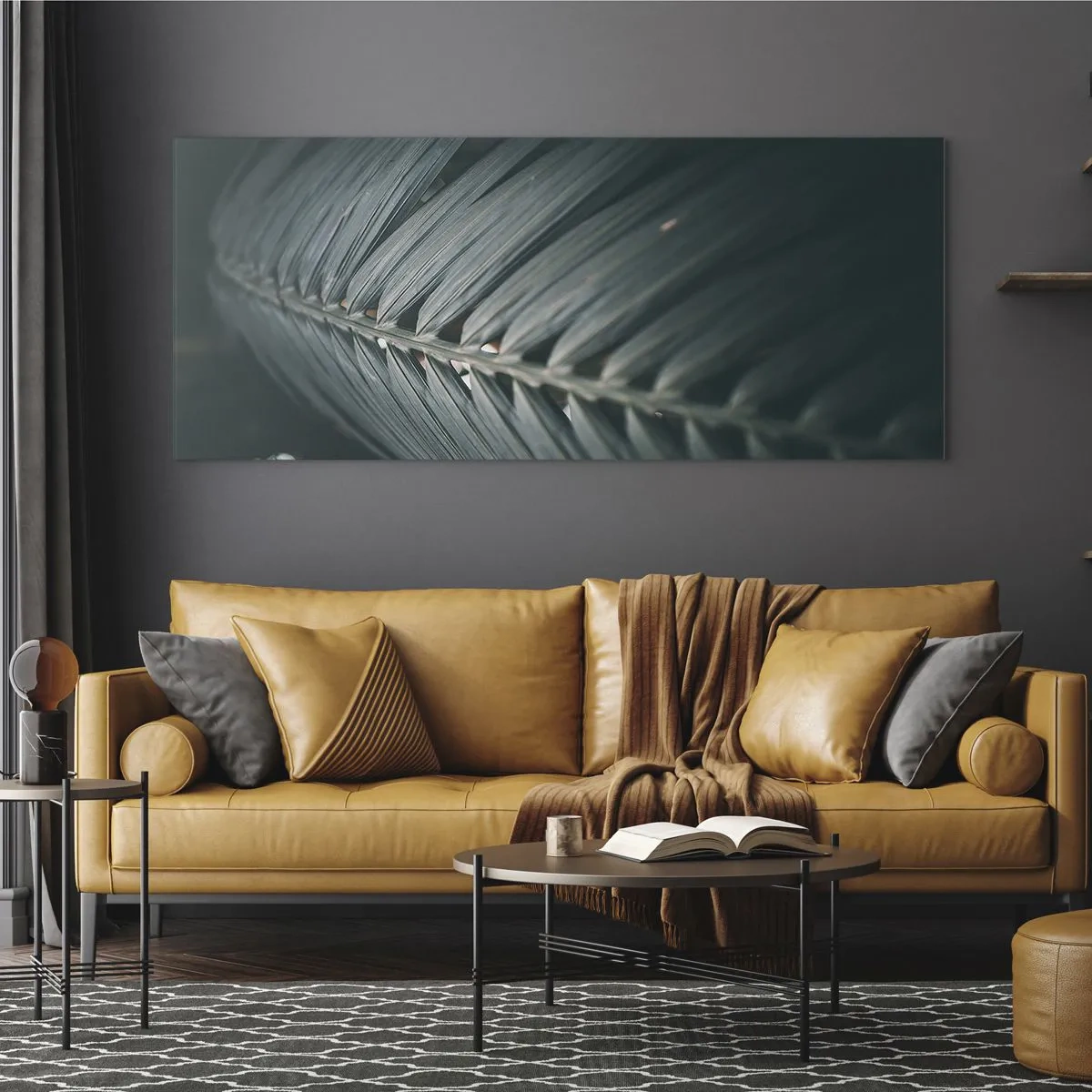 Billede på glas - Naturens præcision - 120x50 cm