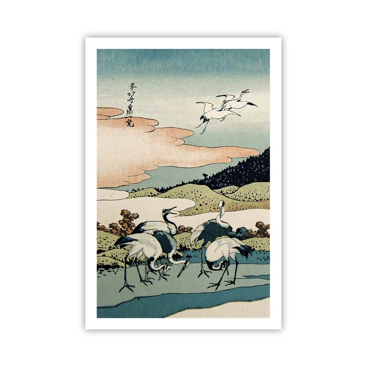 Plakat - I japansk ånd - 61x91 cm