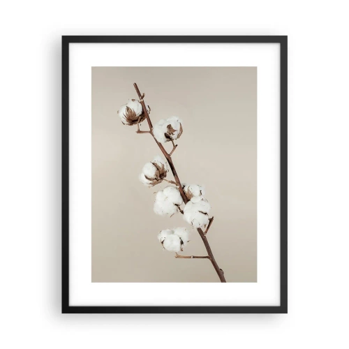 Plakat i sort ramme - Ved kilden til blødhed - 40x50 cm