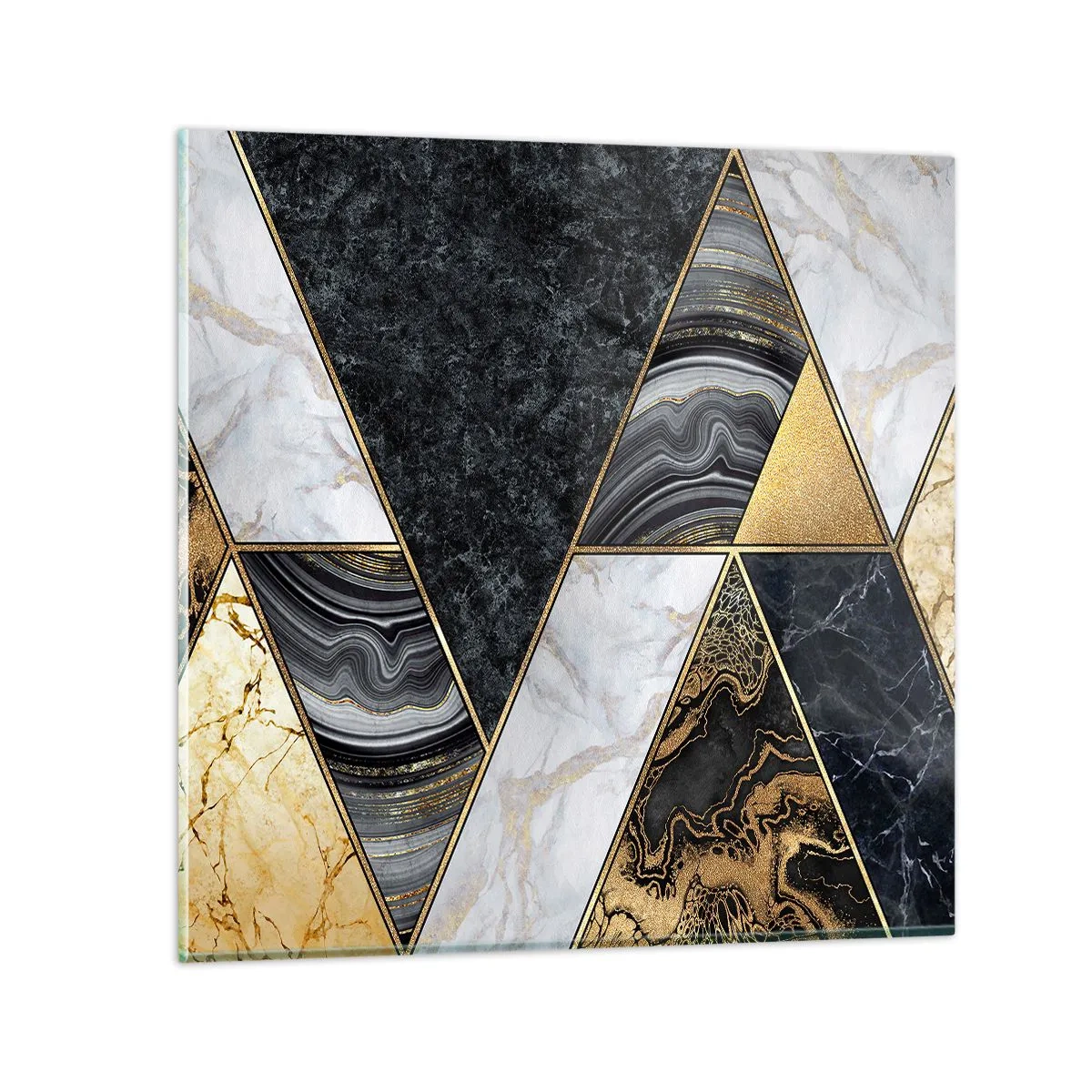 Billede på glas - Sten for sten - 60x60 cm