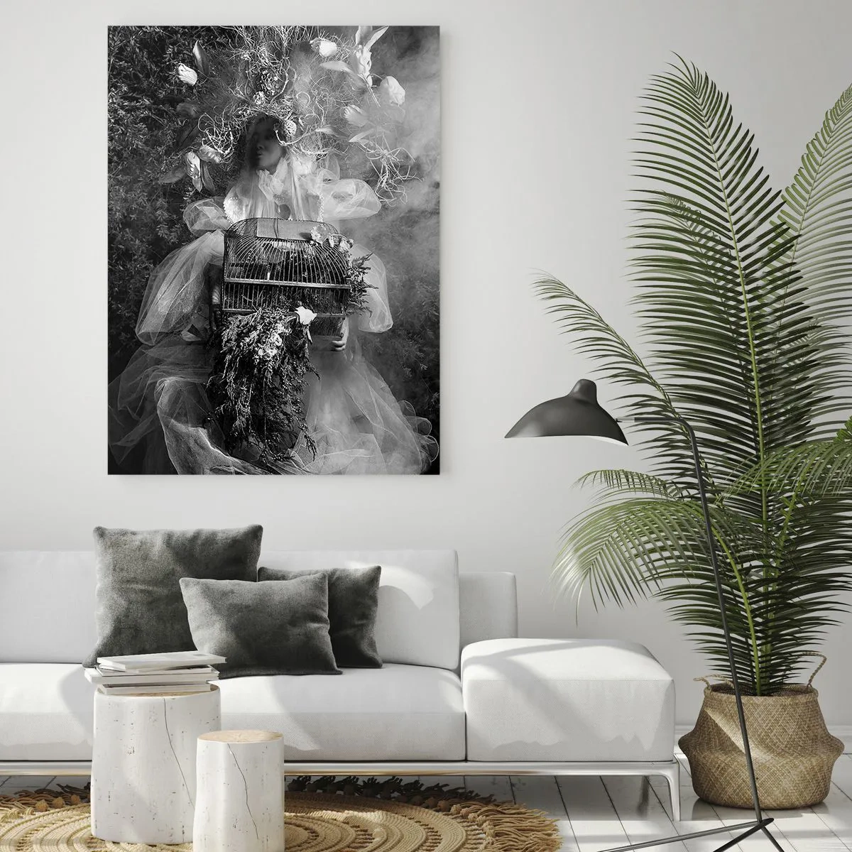 Billede på glas - Selve Moder - Naturen - 50x70 cm