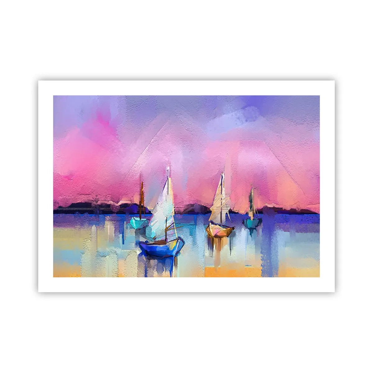 Plakat - Retning: brede farvande - 70x50 cm