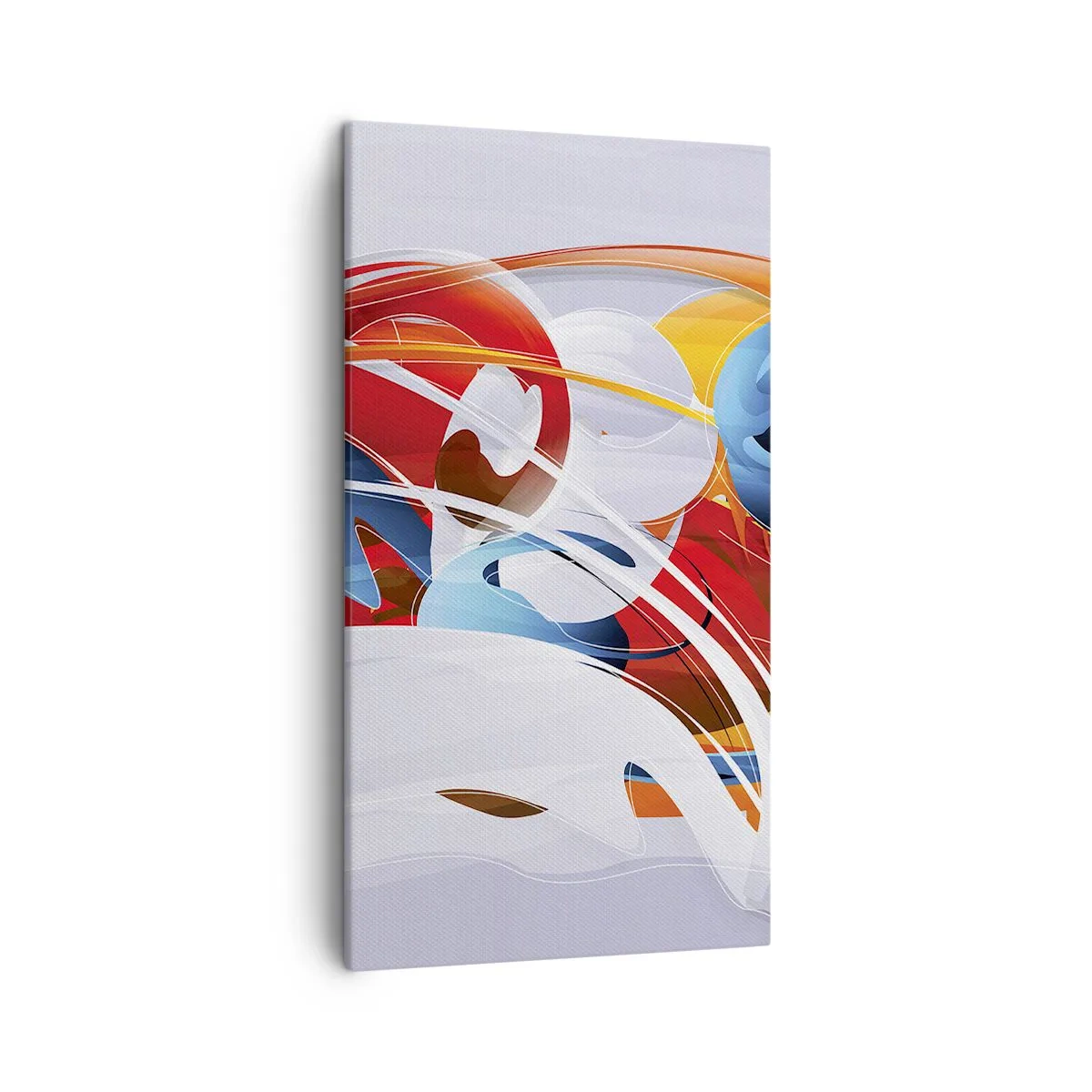 Lærredstryk - Billede på lærred - Elementernes dans - 45x80 cm