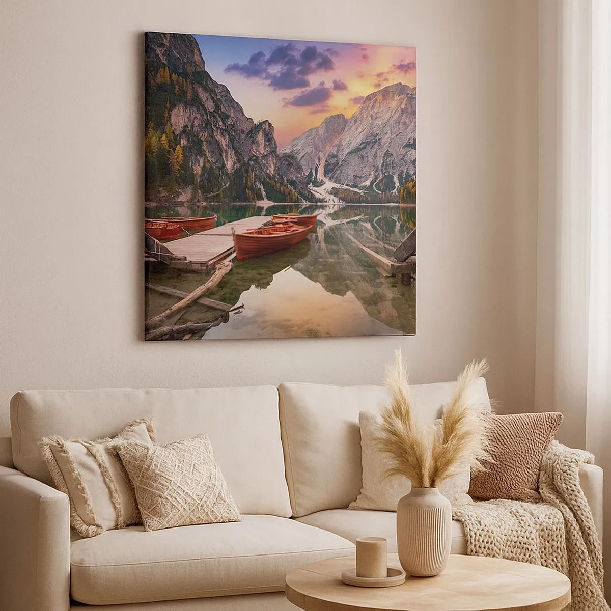 Lærredstryk - Billede på lærred - Dagens løfte - 30x30 cm