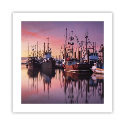 Plakat - Før den næste dag - 40x40 cm