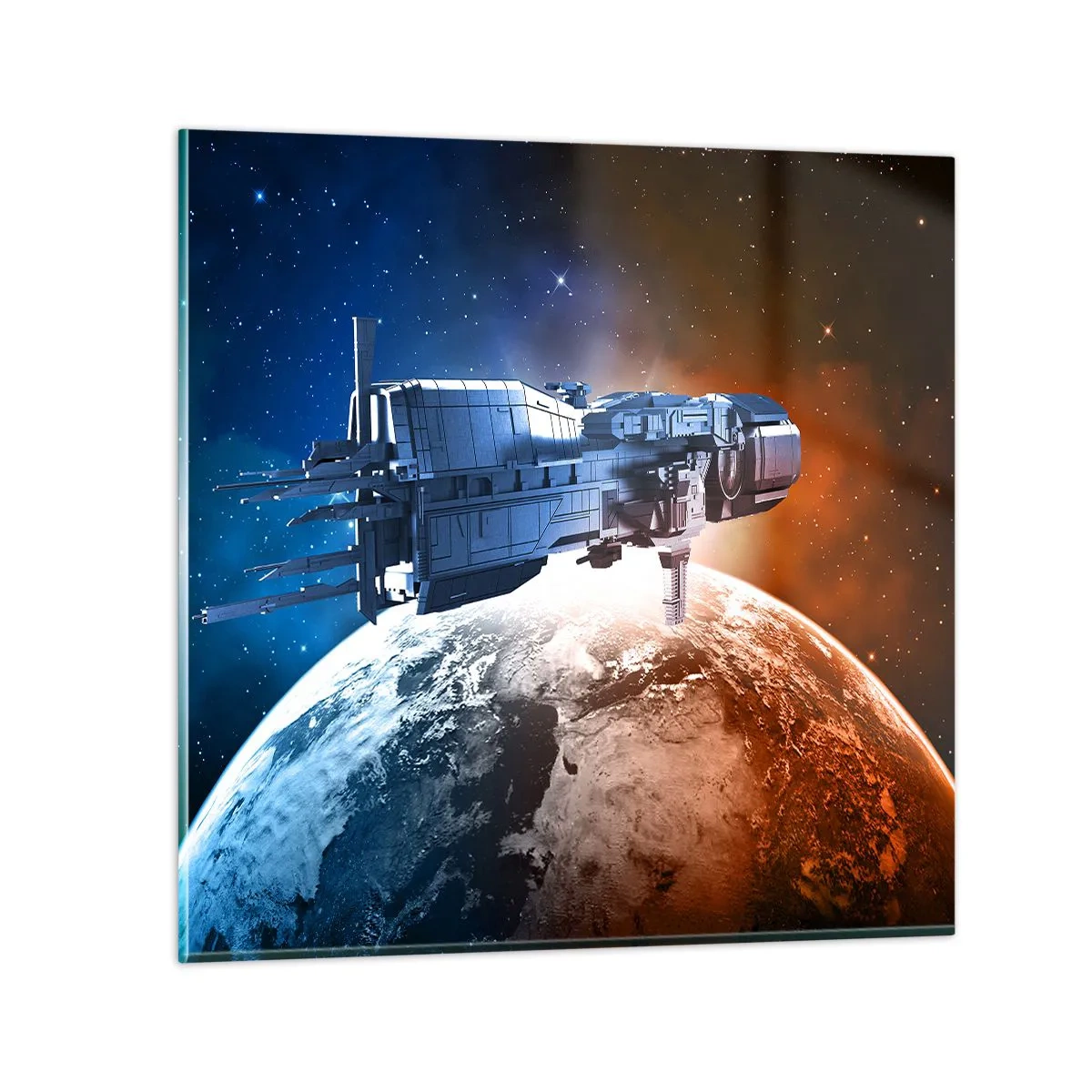 Billede på glas - Forsigtig observatør - 60x60 cm