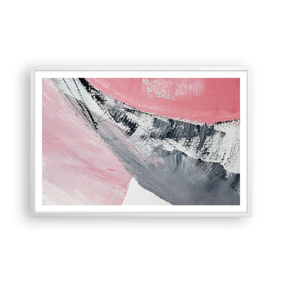 Plakat i hvid ramme - Matchende sammensætning - 91x61 cm