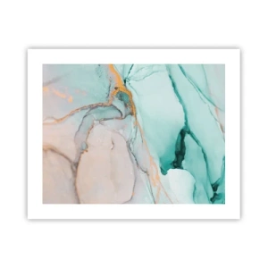 Plakat - Dans af former og farver - 50x40 cm