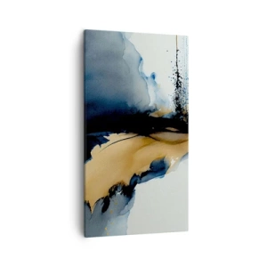Lærredstryk - Billede på lærred - Bag sløret - 45x80 cm