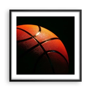 Plakat i sort ramme - Smuk som en planet - 50x50 cm