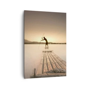 Lærredstryk - Billede på lærred - Før du hviler - 70x100 cm