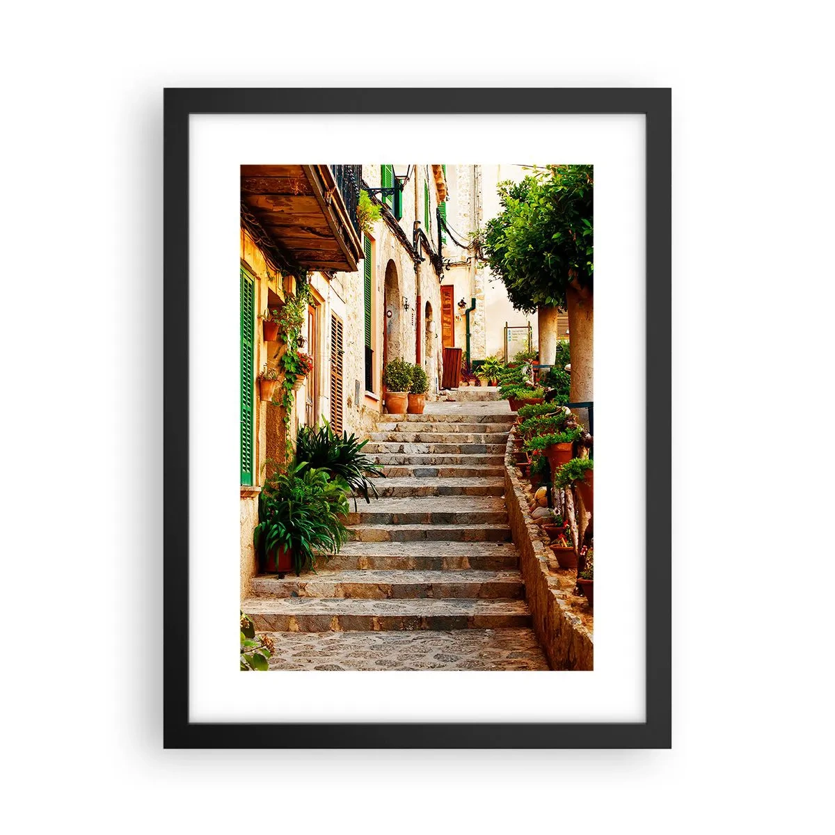 Plakat i sort ramme - Magien ved en spansk ferie - 30x40 cm
