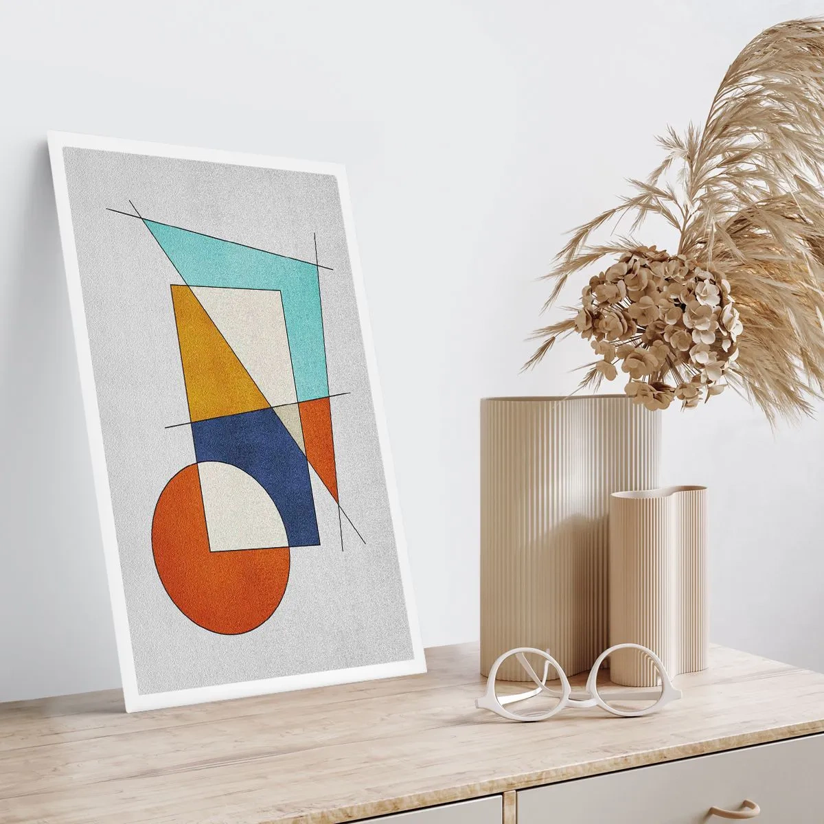 Plakat - Abstraktion: modernistisk leg - 70x100 cm