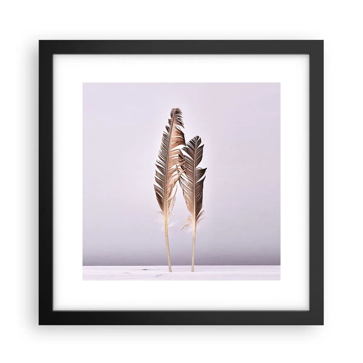 Plakat i sort ramme - Mod intetheden - 30x30 cm