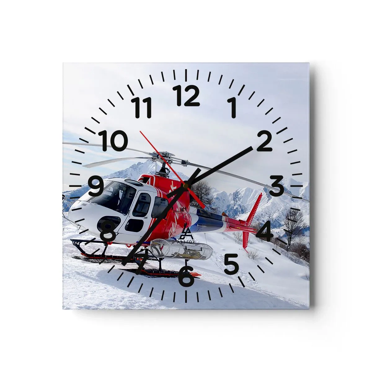 Vægur, Uret - Altid klar - 40x40 cm