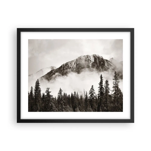 Plakat i sort ramme - Granit hersker - 50x40 cm