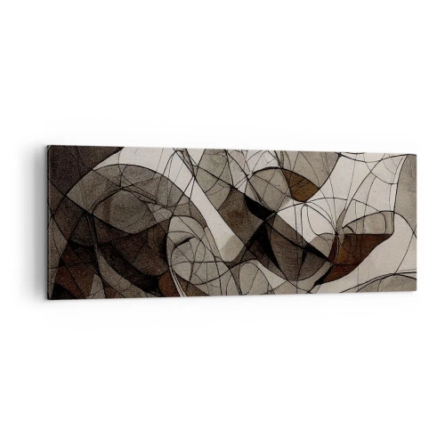 Lærredstryk - Billede på lærred - Cirkulation af jordens farver - 140x50 cm