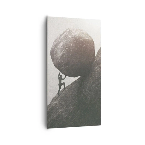 Lærredstryk - Billede på lærred - Jeg tror mod al forventning - 65x120 cm