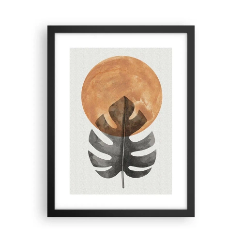 Plakat i sort ramme - Altid solen - 30x40 cm