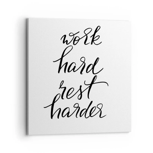 Lærredstryk - Billede på lærred - Balance i livet - 70x70 cm