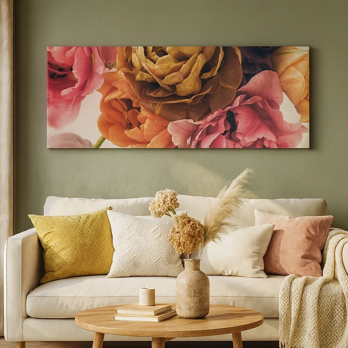 Lærredstryk - Billede på lærred - Fejring af livet - 30x30 cm