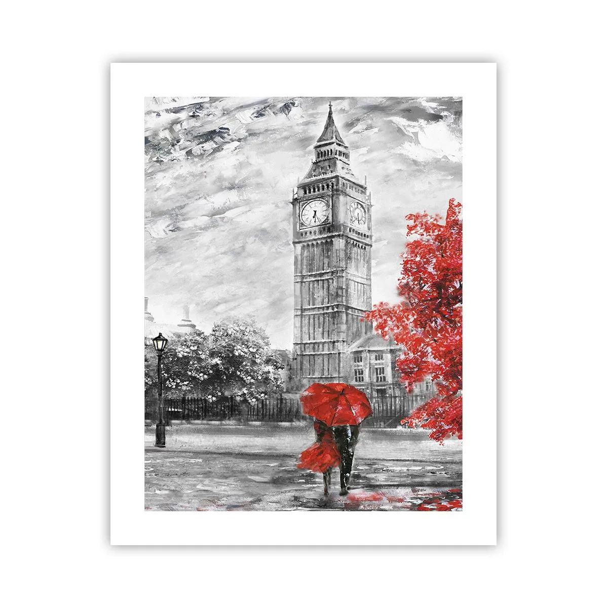 Plakat - En spændende dag - 40x50 cm