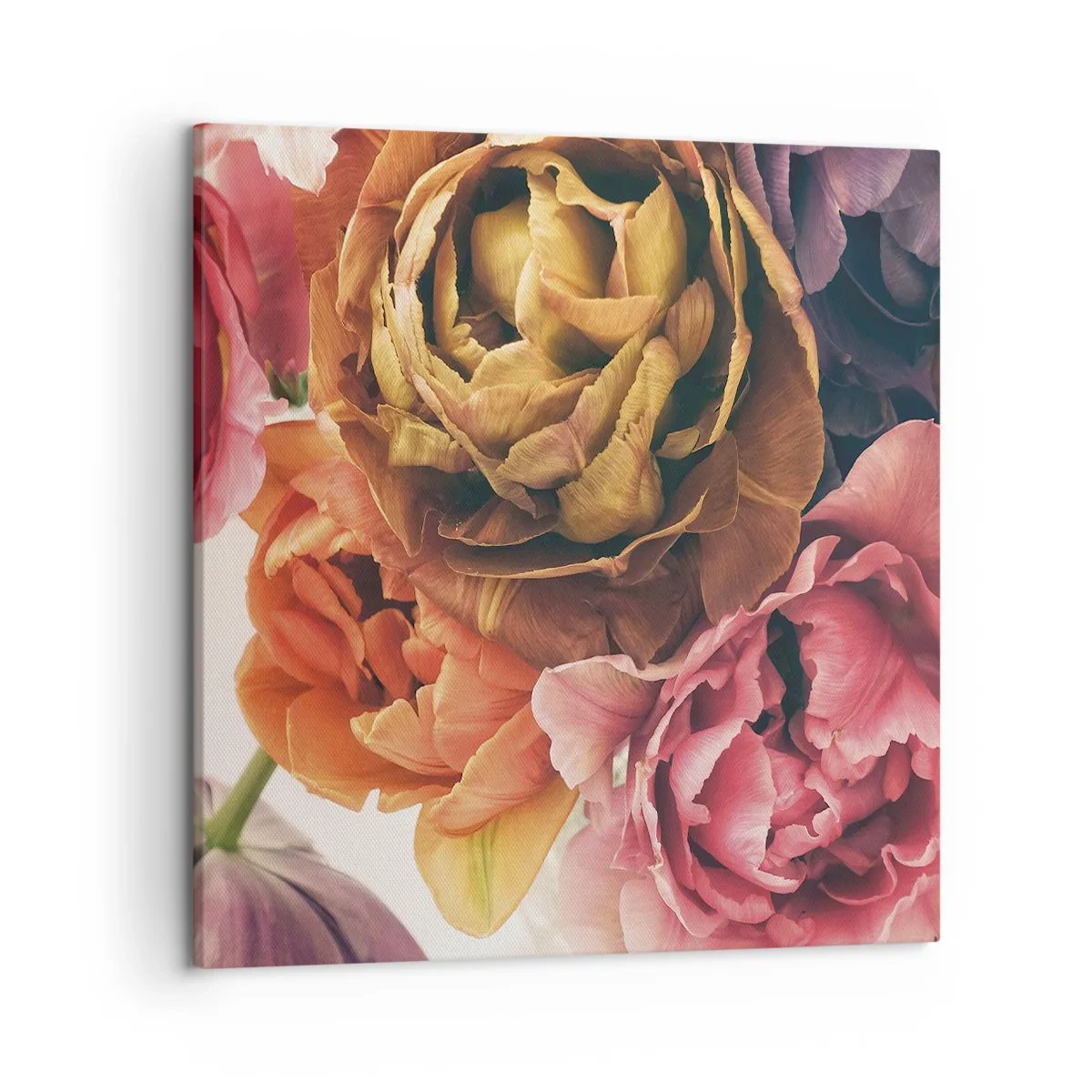 Lærredstryk - Billede på lærred - Fejring af livet - 50x50 cm