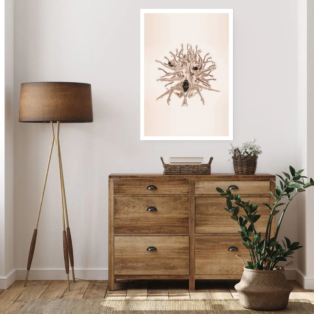 Plakat - Blomstrende i dans - 61x91 cm