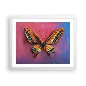 Plakat i hvid ramme - Naturens juvel - 50x40 cm