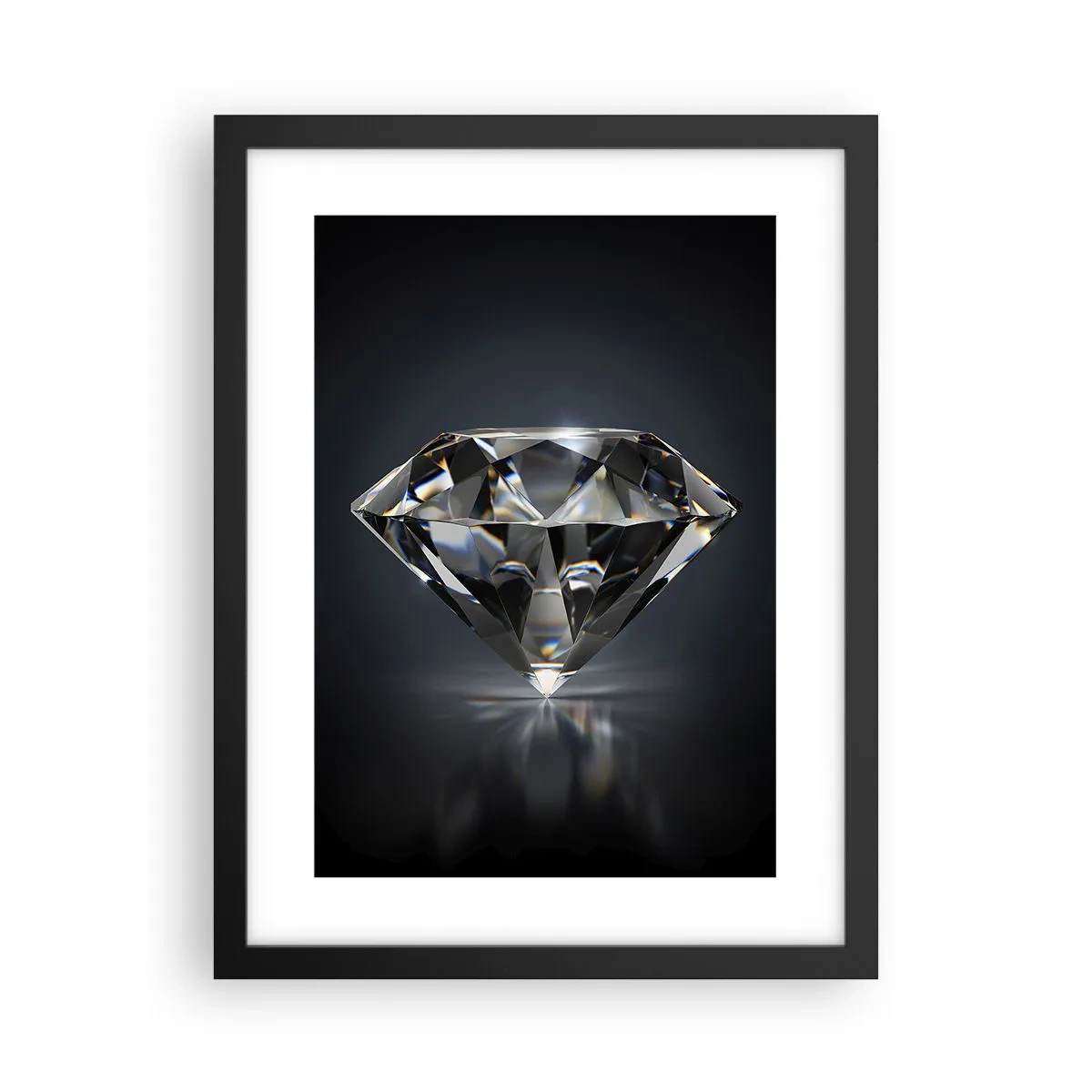 Plakat i sort ramme - Bedste veninde - 30x40 cm