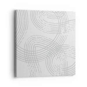 Lærredstryk - Billede på lærred - Der er ingen lige vej - 30x30 cm