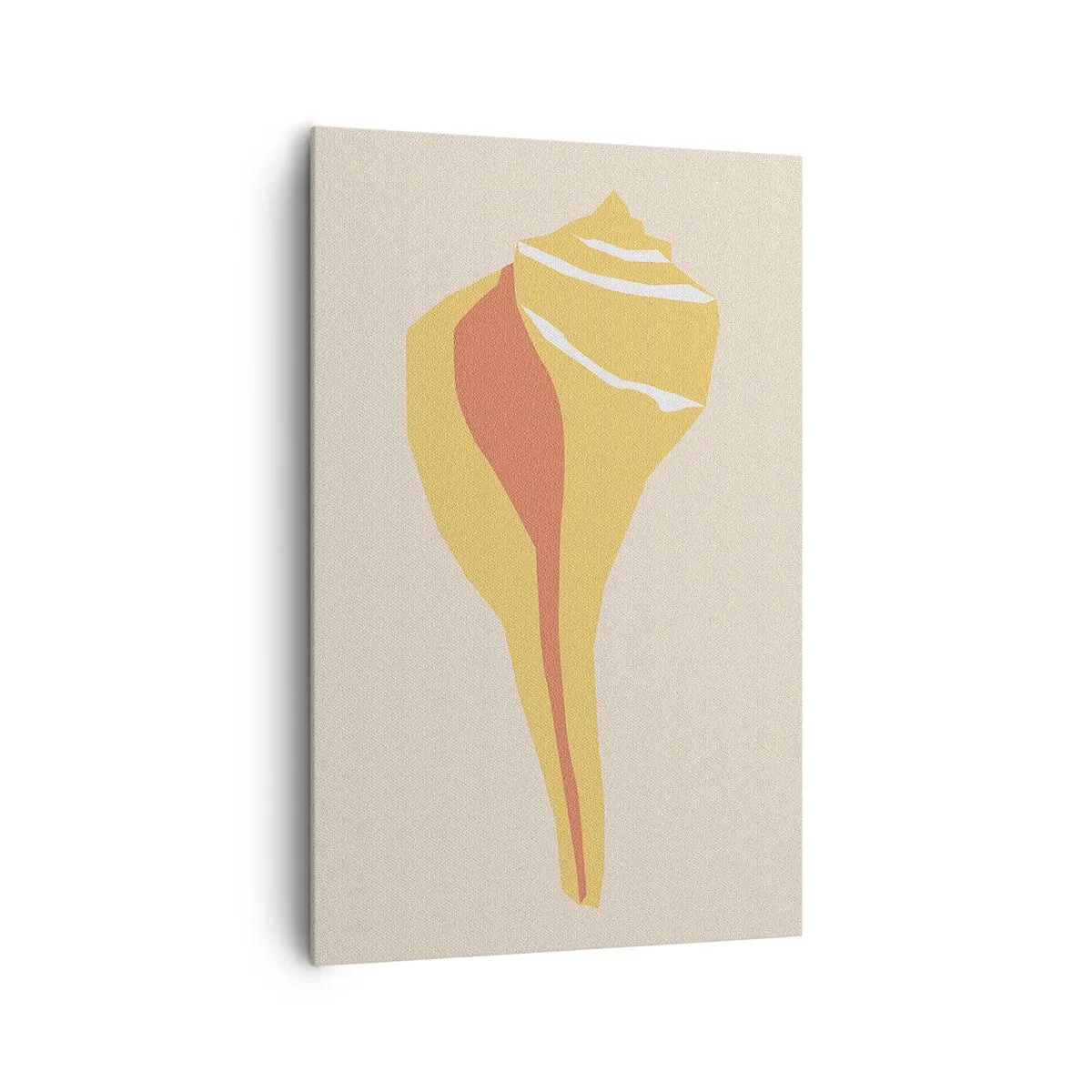 Lærredstryk - Billede på lærred - Organisk abstraktion - vækst - 80x120 cm