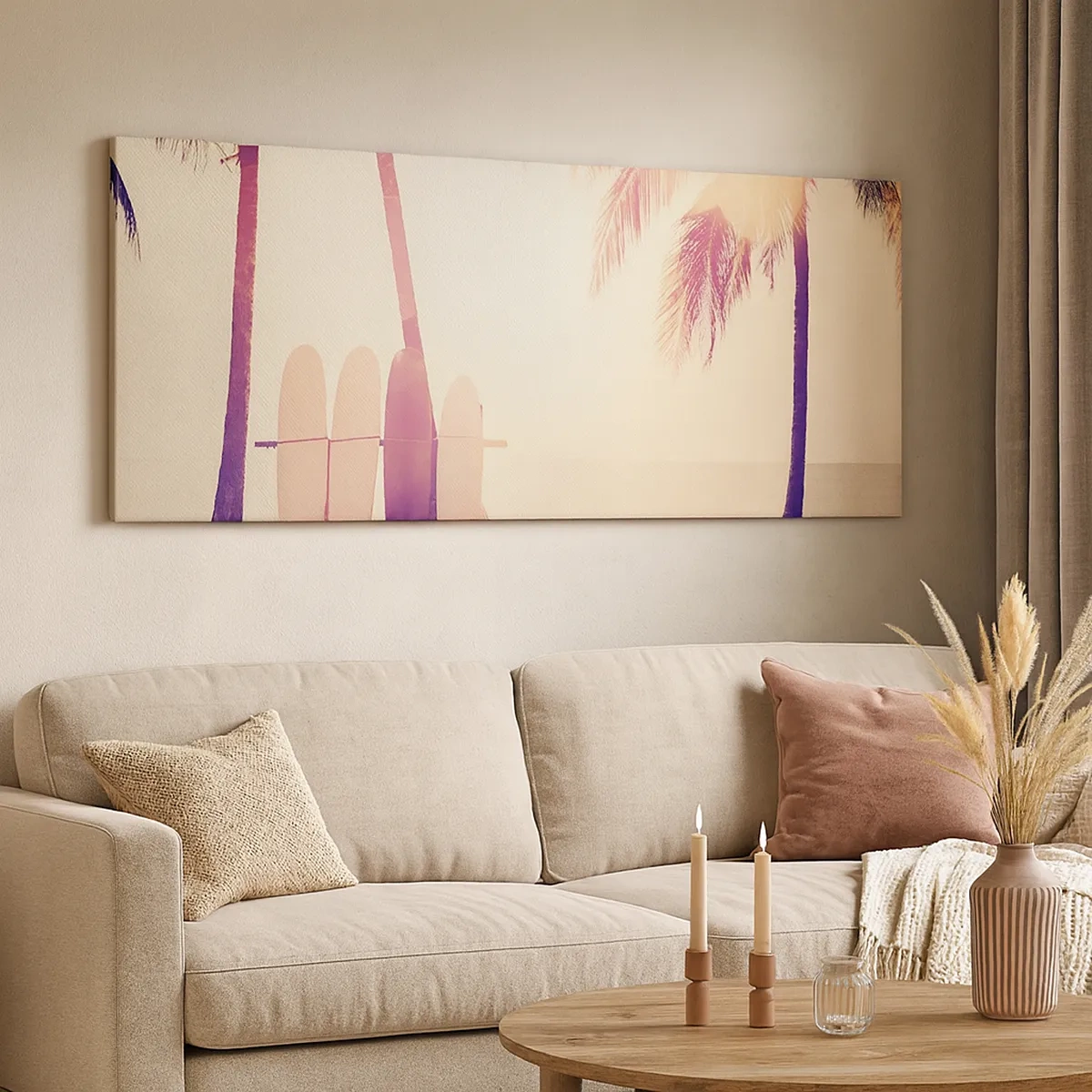 Lærredstryk - Billede på lærred - Det bliver en fantastisk dag - 30x30 cm